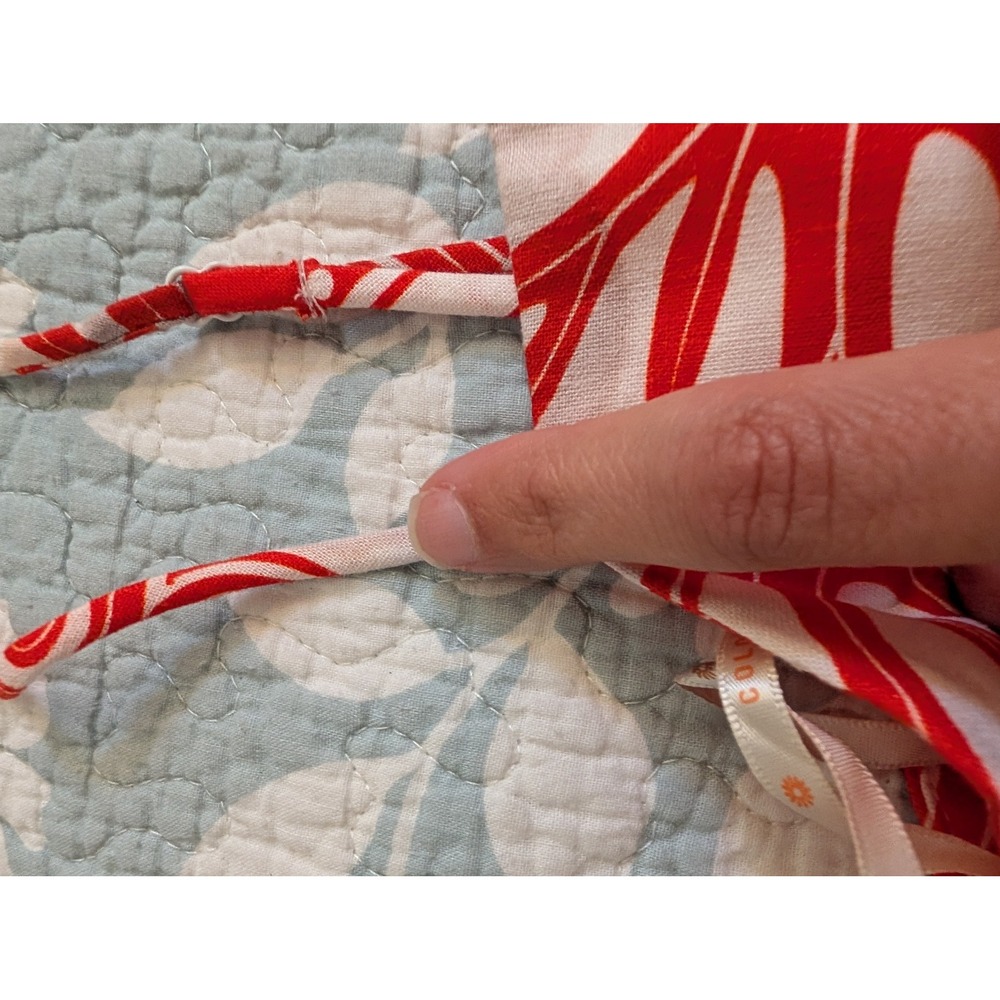 Farm Rio Ainika Shell White Maxi Dress Red Nautical Print XS linen viscose - Picture 8 of 15
